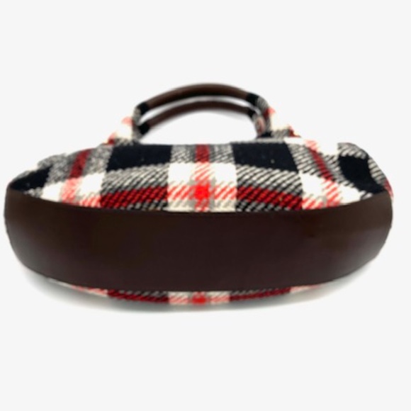 Kate Spade New York Ruby Park Shon Plaid Satchel Handbag~Vintage~Rare~ - Picture 4 of 6